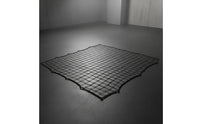 Black Soccer Rebound Net Irregular Perimeter Replacement Net Standalone Soccer Goal Netting Abrasion Resistant for Training