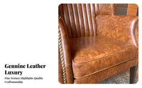 Highrear Design Tufted highrear side chair Armchair Western Country design Single Sofa Retro Look Accent Chair Thick Padded seat pad for Business Owners, Interior Decorators, Living Room, Office, study corner, Lounge Area