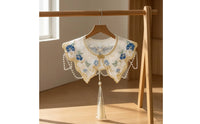 Shoulder Cape Traditional Faux Collar Colorful for Costume Parties