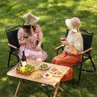 folding camp table and chair set