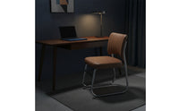 Upholstered Desk Chair Comfortable High Back Office Chair Cushioned Furniture for Professionals, Students, Study Room