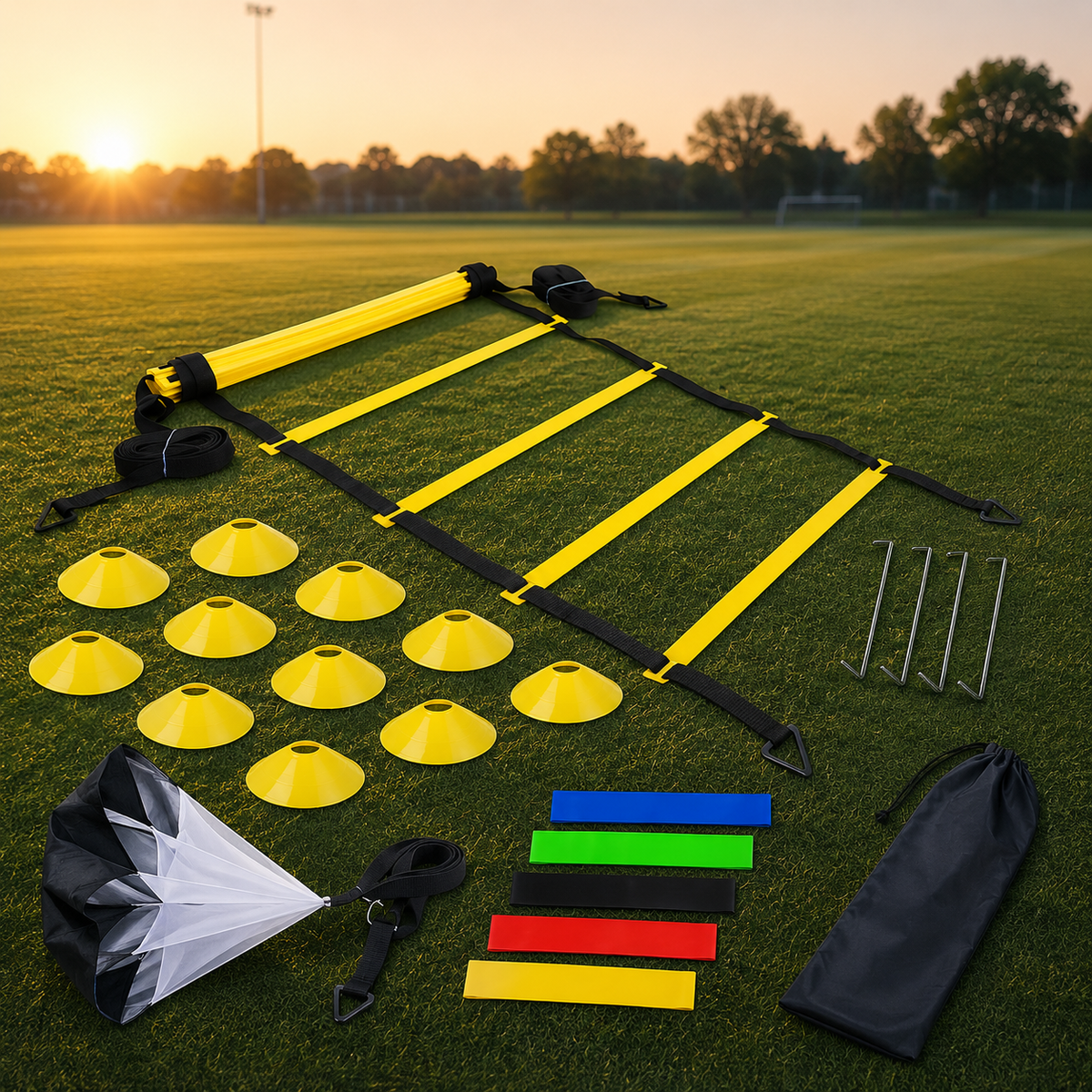 agility training equipment set