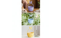 Safe Woven Basket with Liner Cute Rabbit Ear Basket Natural Sturdy for Table Decor