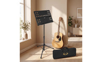Folding Music Stand Foldable Music Stand with Carrying Bag Adjustable for Instrumentalists, Students, Home Rehearsal Rehearsal, Stage