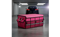 Car Trunk Organizer with Lid Large Capacity Car Trunk Organizer Portable