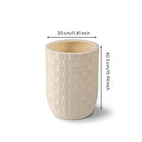 Flower Pot Imitation Ceramic Plant Basket Planter for Entryway