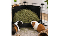 Waterproof Hay Feeder Bag Leakproof Hanging Hay Feeder Water Resistant Feeding Bag with Adjustable Strap Sturdy for Guinea Pigs