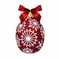 Festive Christmas Costume with Bow Sleeveless Ornament Costume Pullover Holiday Outfit Bulky for Partygoers