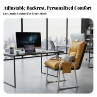 Can Lie Flat Reclining Rest Chair Ergonomic Design Zero Weightless Recliner Full Body Support Indoor Furniture High Load Capacity for Office Workers, Students, Seniors, Dorm Room, Bedroom