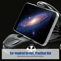 Universal Car Phone Holder, Creative Car Model Dashboard Mount, Navigation Support, Decorative Accessory, Random Color