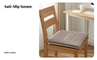 Japanese Type Quilted Cotton Chair Cushion Thickened Padding Square Cotton Chair Pad Comfortable for Students