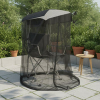 Fine Mesh Bug Net Tent Translucent Hanging Chair Net Zippered Bug Screen Lightweight