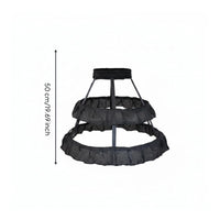 Lightweight Birdcage Petticoat Transparent Lolita Hoop Petticoat Volume Ruffled Hoop Underskirt Elastic Waist