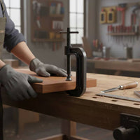 Thickened Body G-Clamp Long-Lasting Construction C-Clamp Easy to Use Clamping Tool Rustproof for Woodworkers, DIY Enthusiasts, Metalworkers, Assembly, Fabrication, Metal Joining