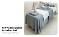 4 Pieces Luxury 4-Piece Massage Table Sheet Set Minimalist Design Massage Table Sheet Set Professional Look for Estheticians, Spas, Hotels
