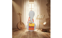 Dual Shoulder Straps Zhongruan Gig Bag Lightweight Zhongruan Backpack Case Thick Thick Padding Ruan Instrument Carry Bag for Teachers, School, Travel
