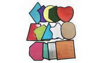 14 Pieces Multi-Textured Sensory Tactile Mat Collection Interactive Sensory Pads with Stitched Edging Long-Lasting Tactile Pad Educational for Children, Toddlers, Classrooms, Playrooms, Wellness Rooms