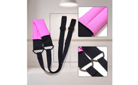 Ballet Stretch Strap with Padded Loops Adjustable Leg Stretch Strap with Buckles Stretching Band with Loops Multi Loop