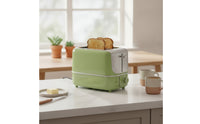 2-Slice Toasting Appliance High-Lift Automatic Toasting Appliance Easy to Clean for Kitchen, Apartment