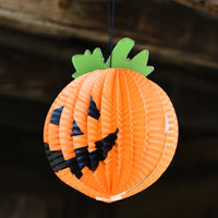 Halloween Paper Lanterns Pumpkin Spider Bat Hanging Decorations for Party Decor