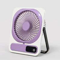Portable Fan with Fold-out Stand Compact Personal Fan with Stand Slim Foldable for Students, Office, Dorm Room