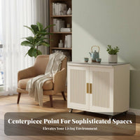 Sofa Side Tea Cart Light Luxury design Mobile Storage With casters Sturdy Construction for Homeowners, Entertainers, Living Room