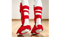 Shin and Instep Guards Acolchado Shin Guards with Foot Protector Flexible Protector Espinilla Y Empeine for Fighting Artists