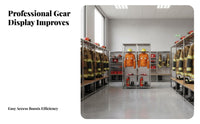 Firefighter Gear Rack 360° Rotating Turnout Gear Stand Double-Sided Design Fire Uniform Storage Rack for Firefighters, First Responders, Locker Room