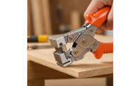 Hemming Plier with Return Ergonomic Straight-Jaw Forming Pliers Portable Hand Seamer for Home Handypersons