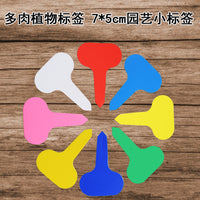 Thickened Plastic T-Type Plant Labels for Garden Flowers and Succulents