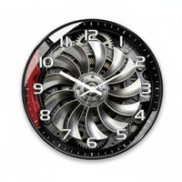 Silent Movement Car Wheel Hub Clock 3D Design Brake Disc Wall Clock Unique Gift Home Decor for Men, Auto Repair Shop, Garage, Man Cave, Living Room