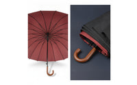 Windproof Umbrella with 24 Ribs Automatic Double-Layer Umbrella Strong Sturdy for Daily Commute, Travel
