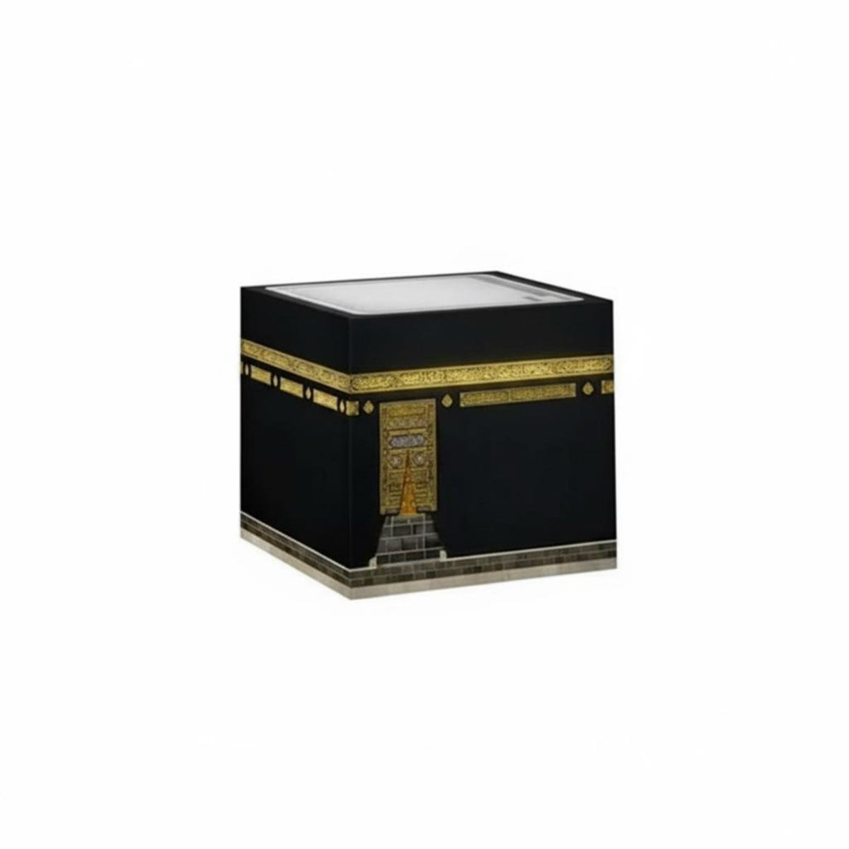 Kaaba Wall Sticker 3D Corner Sticker Simulation Design Removable Cube Corner Decal for Muslims, Living Room, Bedroom