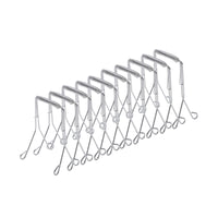 10 Pieces Stainless Steel Rouladen Clip Reusable Meat Clip Rust Resistant Dishwasher Safe for Home Cooks, Chefs, Cooking, Baking, Meal Prep