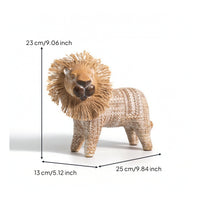Lion Ornament Sculptural Lion Statue Small for Entryway
