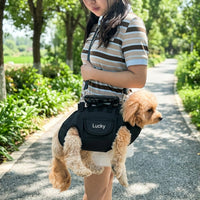 Pet Carrier Front Portable Pet Bag, Nylon Cat Carrier Pet Backpack with Breathable Mesh and Shoulder Strap for Outdoor Pet Bag Travel Hiking