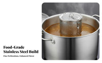 Stainless Steel Seasoning Basket Secure Locking Lid Seasoning Infuser Basket Soup Stock Infuser Attached Chain with Hook