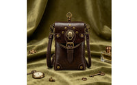 Mini Crossbody Bag Structured Crossbody Bag with Flap Hands Handbag for Cosplay