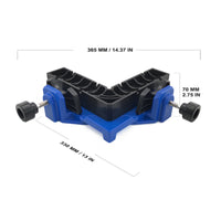 Removable Blocks Right-Angle Woodworking Clamp Screw-Tightened 90-Degree Corner Clamp Metal Threaded Screws Woodworking Corner Square Rigid Plastic for Cabinet Making, Framing, Doweling, Metal Joining