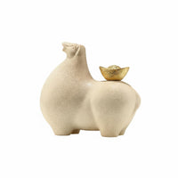 Good Luck Charm Wealth Horse Figurine Great Gift Chinese Auspicious Horse Ornament Intricate Details for Living Room, Entrance Hall