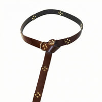 Long Strap Gaelic Waist Belt Hanging Tail Medieval Costume Belt for Cosplayers, Cosplay