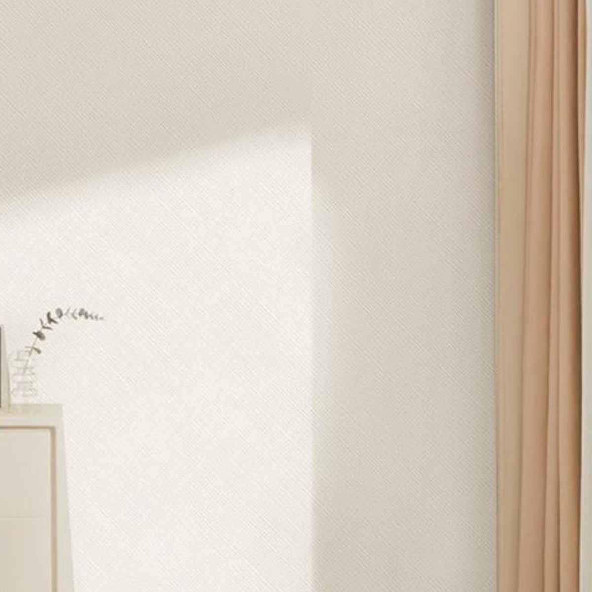 Self-Adhesive Waterproof Linen Wallpaper for Baby Room