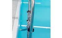 Rust Resistant Stainless Steel Pool Ladder Heavy Duty Pool Ladder with 5 Steps Long-Lasting for Water Park