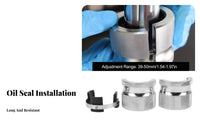 Motorcycle Fork Seal Installer Carbon Steel Construction Front Fork Seal Replacement Tool Easy Installation for DIY Enthusiasts
