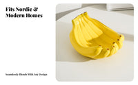 Banana Shaped Dish Multi-Use Ceramic Banana Bowl Versatile for Kitchen Counter