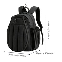 Quilted Backpack with Shoe Compartment Compact Pickleball Backpack Lightweight Pickleball Bag Portable for Gym