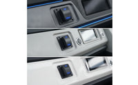 IP68 Waterproof Rocker Switch with Mounting Panel Wired Illuminated Rocker Switch Square Quick Installation for Boaters