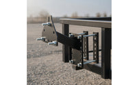 Trailer Spare Tire Carrier Powder Coated Trailer Spare Tire Mount Adjustable for Utility Trailers
