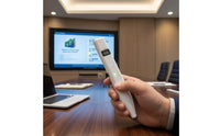 Wireless Presentation Device with Laser Pointer Portable Presentation Device with Laser Pointer Slim Pen Speaker Compact for Teachers, Presenters, Speakers, Classroom