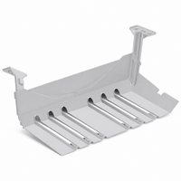 Wire Management Box, Under Desk wire Organiser, Gaming wire Management for Home Office, Modern Screw-On Cord Organiser